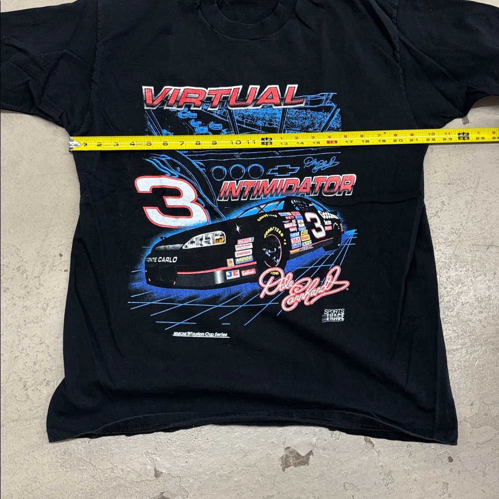Vintage Dale Earnhardt Virtual Intimidator  T-Shirt XL 90s Nascar Racing - Picture 3 of 6